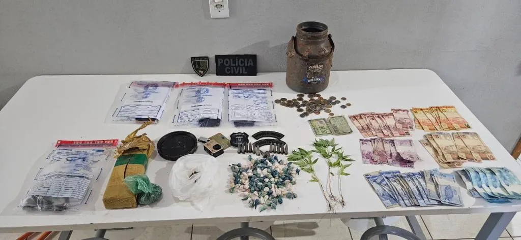 Polícia Civil realiza operação contra o tráfico de drogas em Rio Branco