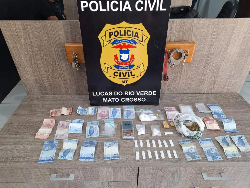 Polícia prende suspeitos com drogas em Lucas do Rio Verde CenárioMT