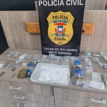 Polícia Civil desmantela ponto de armazenamento de drogas em Lucas do Rio Verde