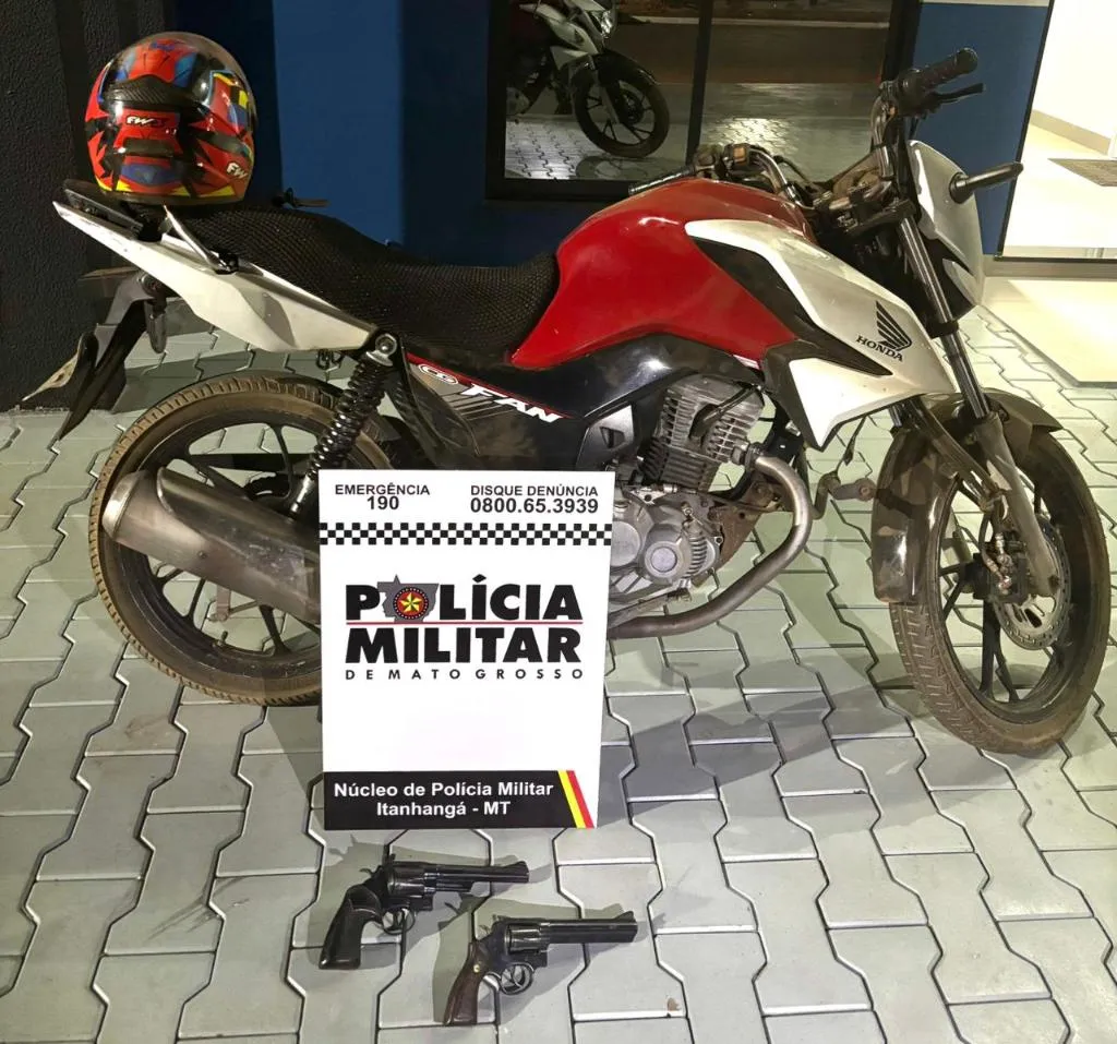Polícia Militar apreende armas e detém faccionados em Itanhangá