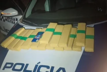 Polícia Militar apreende 15 tabletes de maconha em abordagem na MT-246