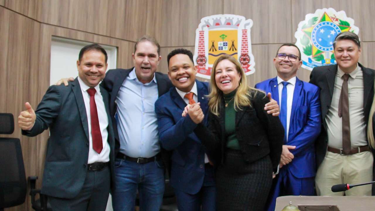 Prefeita e vice de Varzea Grande reforcam importancia da parceria e harmonia entre os poderes