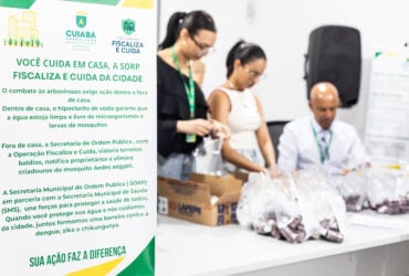 Prefeitura de Cuiaba distribui produto para purificacao da agua e higienizacao de alimentos