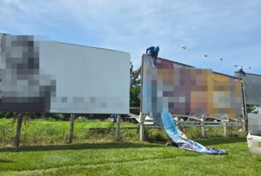 Prefeitura de Sinop intensifica campanha Cidade Limpa e orienta empresarios sobre retirada de outdoors
