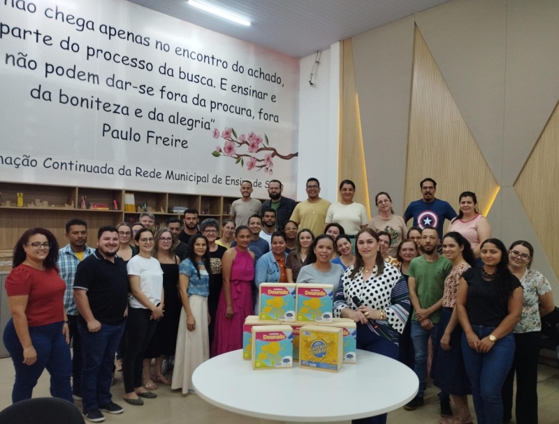 Professores da rede municipal participam de formacao sobre ensino da matematica em Sinop