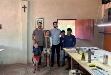 Promotor de Justica visita instituicao apoiada com recursos via Bapre em Novo Sao Joaquim