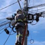 Setembro comeca com mutirao de limpeza na rede eletrica de Sorriso