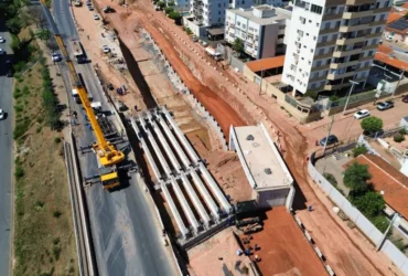 Sinfra conclui lançamento de vigas e libera trânsito na Miguel Sutil