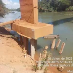 Desvio no trânsito é implantado na MT-560 após interdição de ponte