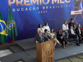 Brasília (DF) 11/08/2025 - Presidente da República, Luiz Inácio Lula da Silva, participa da cerimônia de entrega do Prêmio MEC da Educação Brasileira, no Palácio do Planalto. Foto: Valter Campanato/Ag