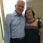 amelio com a esposa marines
