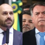 Mensagens de Eduardo Bolsonaro revelam tensão familiar com o pai