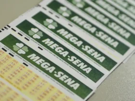 Bilhetes de aposta da mega-sena