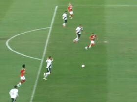 Lance de Portuguesa x Mixto. Imagem: Reprodução