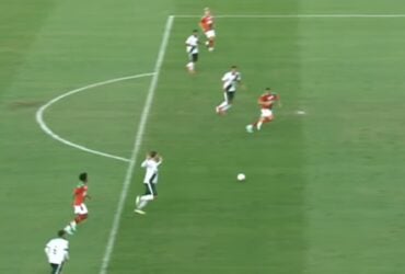 Lance de Portuguesa x Mixto. Imagem: Reprodução