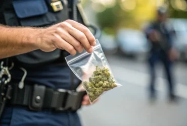 Jovem tenta dispensar droga ao ver viatura e é preso com maconha