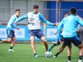 Grêmio x Botafogo: onde assistir, escalações e desfalques pelo Brasileirão Série A. Imagem: Lucas Uebel/GFBPA