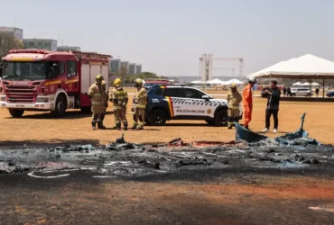 Polícia prende suspeito de incêndio em banheiros químicos na Esplanada