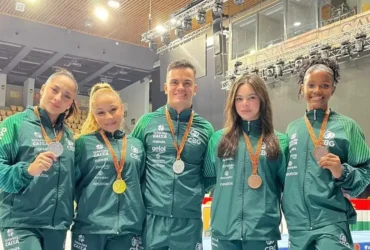 Ginástica brasileira conquista cinco medalhas na Hungria