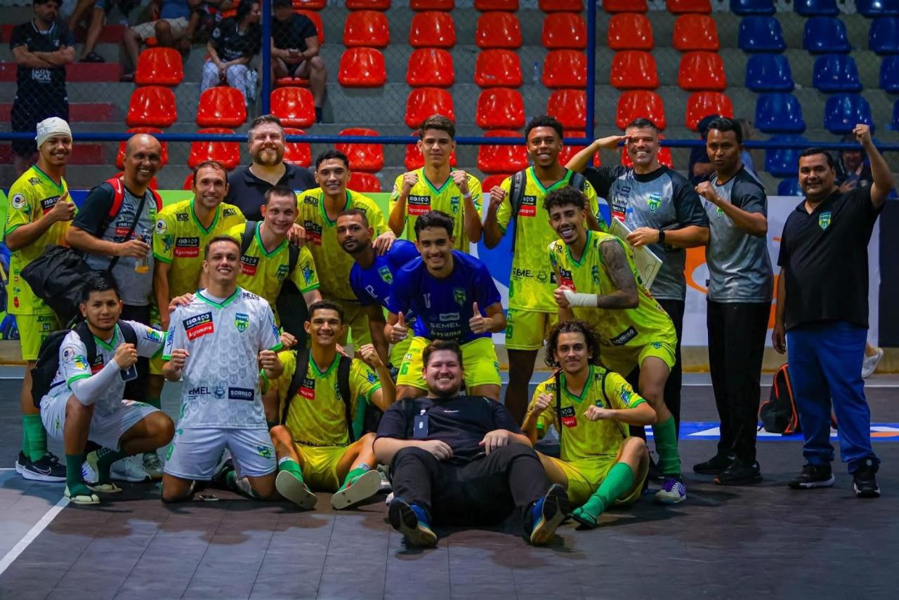 ASF Sorriso garante classificacao inedita para as oitavas de final do Campeonato Brasileiro de Futsal 2025