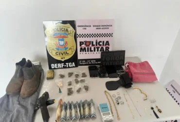 Roubo em Tangará da Serra: faccionado é preso após manter vítimas reféns