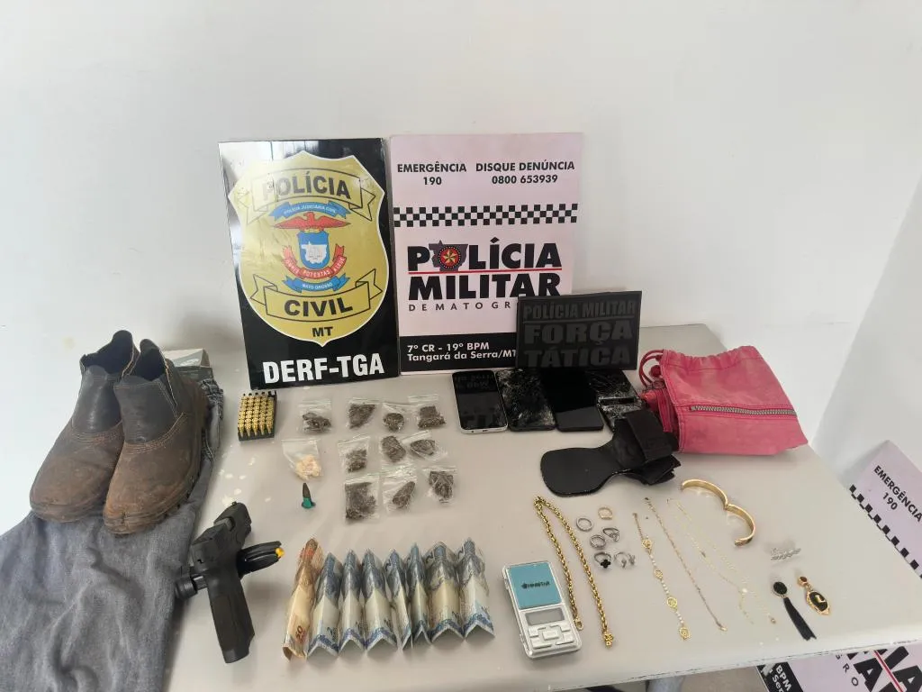 Roubo em Tangará da Serra: faccionado é preso após manter vítimas reféns