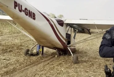 Polícia apreende drogas após queda de aeronave em Barra do Garças