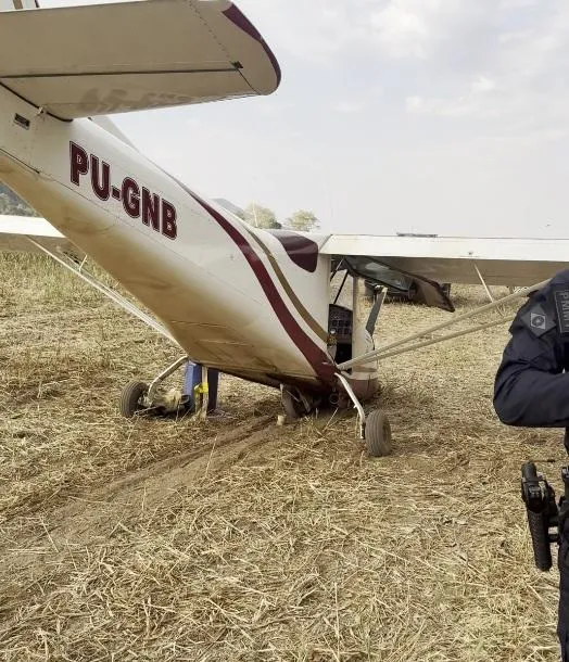 Polícia apreende drogas após queda de aeronave em Barra do Garças