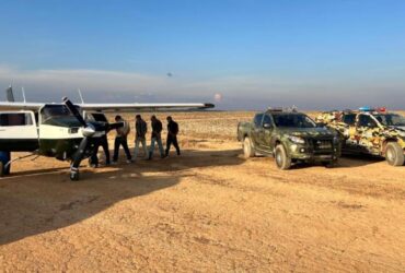 Aviao de R 750 mil e apreendido em pista clandestina no interior de Mato Grosso