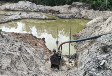 Batalhão Ambiental encerra garimpo ilegal e apreende equipamentos em Colniza