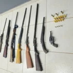 Polícia Ambiental prende homem com arsenal de armas e carne de animal silvestre em Colniza