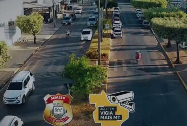 Camaras do Vigia Mais MT auxiliam no trabalho das forcas de seguranca em Sorriso