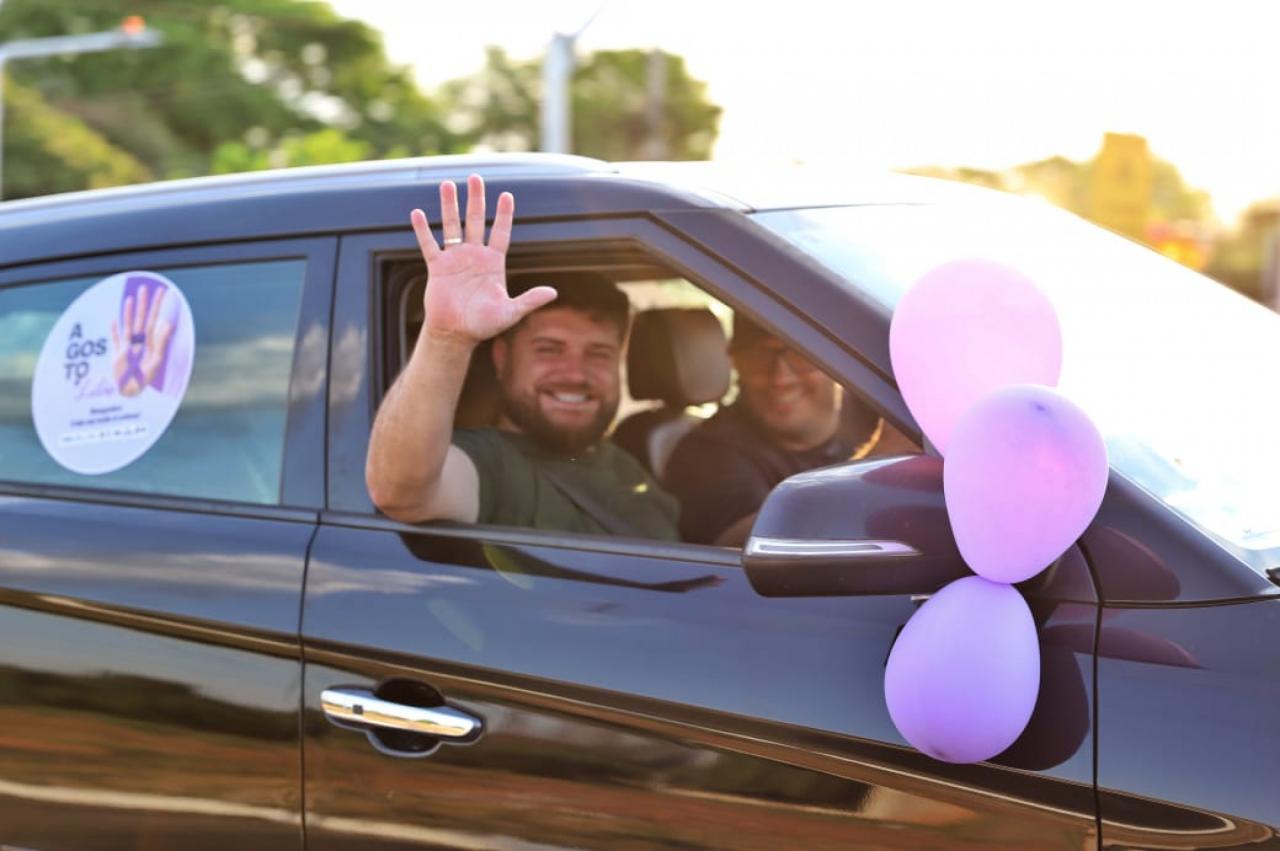Carreata encerrou atividades do Agosto Lilas em Sorriso