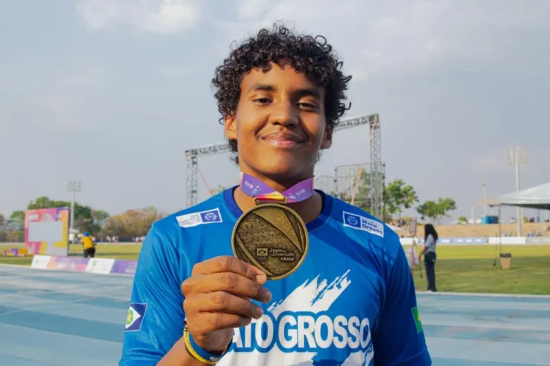 Mato Grosso lidera primeiro bloco dos Jogos da Juventude com destaque no salto triplo