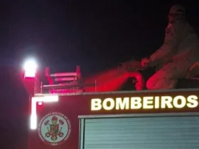 Incêndio em veículo mobiliza bombeiros em Primavera do Leste, MT