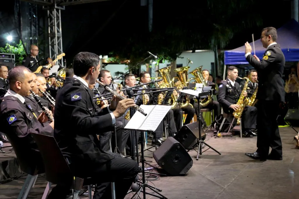 Corpo Musical da PM celebra 133 anos com concerto em Cuiabá por elas