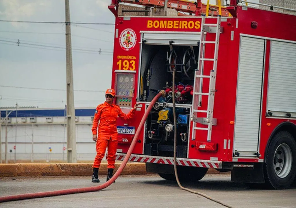 Incêndio em caminhão mobiliza bombeiros na MT-449 em Mato Grosso
