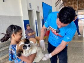 Dia D contra a raiva imuniza mais de 27 mil animais na regiao Leste de Sorriso