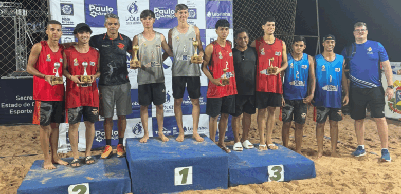 Duplas de Sorriso conquistam posicoes de destaque no ranking do volei de praia de Mato Grosso