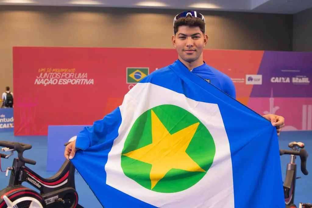 Estudante de Mato Grosso conquista bicampeonato na prova de potência máxima do ciclismo