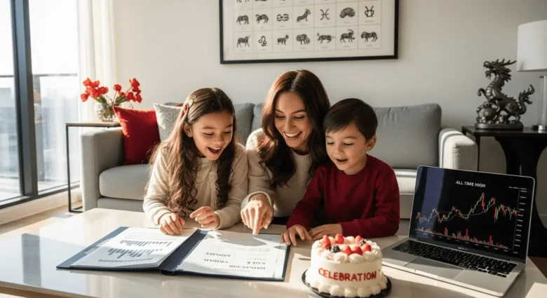 Família Natural com Prosperidade e Horóscopo Chinês
