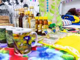 Feira cultural de Cuiaba encerra setembro com musica e artesanato local