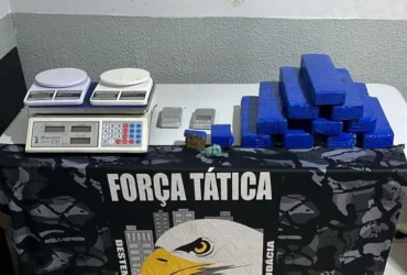Força Tática apreende maconha e prende suspeita de tráfico em Guaratã do Norte