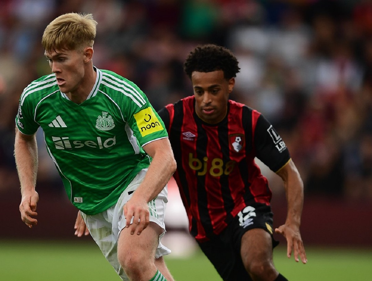 Lance de Bournemouth x Newcastle. Imagem: X/Newcastle Lance de Bournemouth x Newcastle. Imagem: X/Newcastle