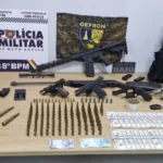 Gefron e PM apreendem armas e drogas e causam prejuízo de R$ 8,4 milhões às facções