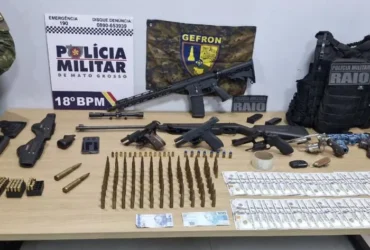 Gefron e PM apreendem armas e drogas e causam prejuízo de R$ 8,4 milhões às facções