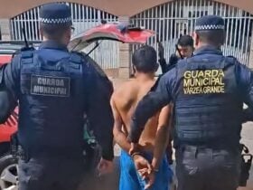 Guarda Municipal de Varzea Grande prende homem por agressao em violencia domestica