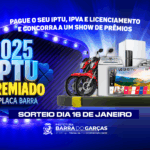 IPTU Premiado e Emplaca Barra 2025