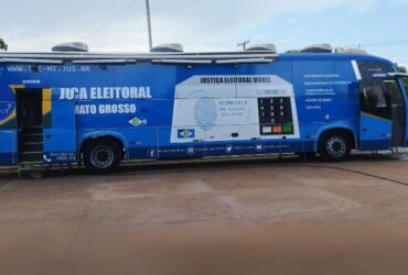 Justica Eleitoral Movel desembarca em Gaucha do Norte para cadastramento biometrico