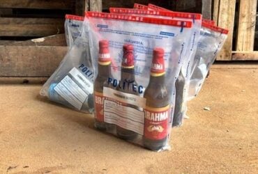 Operação flagra armazenamento irregular em imóvel no bairro Cidade Bela; rótulos eram trocados para simular originalidade dos produtos